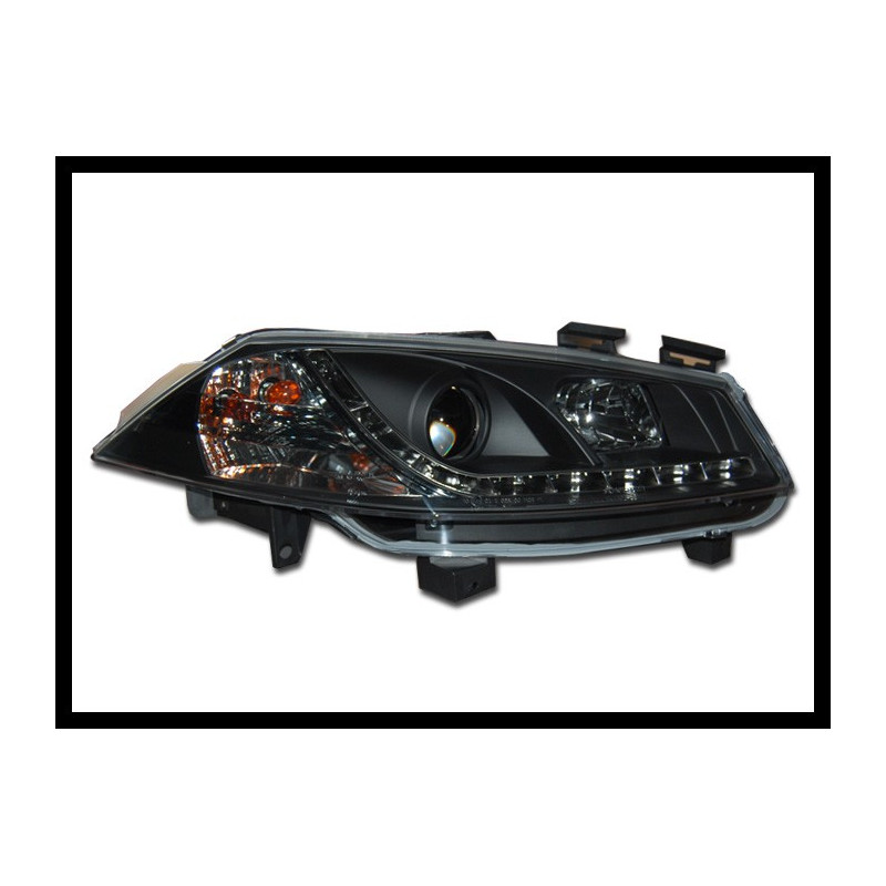 Fari Day Light Renault Megane '03 Black  1ª Fase (Cod. E-FAR0054)