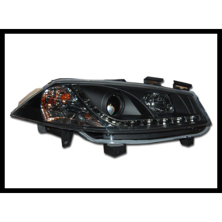 Fari Day Light Renault Megane '03 Black  1ª Fase (Cod. E-FAR0054)