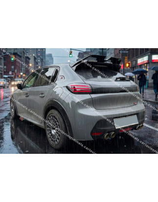 Spoiler posteriore Peugeot 208 MK2 - dal 2019 (Cod. C-C-L-CSP1035)
