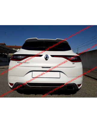 Spoiler posteriore Renault Megane MK4 stile RS - modelli berlina standard (Cod. C-C-L-CSP1043)