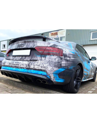 Diffusore posteriore Audi A5 Coupé S-Line 2007-2011 S-Line solo (Cod. C-C-L-CSP1046)
