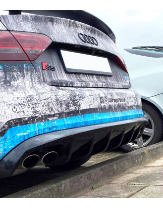 Diffusore posteriore Audi A5 Coupé S-Line 2007-2011 S-Line solo (Cod. C-C-L-CSP1046)