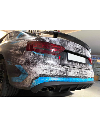 Diffusore posteriore Audi A5 Coupé S-Line 2007-2011 S-Line solo (Cod. C-C-L-CSP1046)