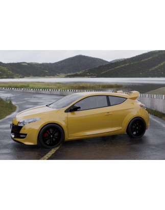 Spoiler posteriore Renault Megane 3 RS stile RS Cup - versione restyling (Cod. C-C-L-CSP1064)