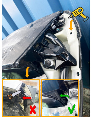 Spoiler posteriore Renault Megane 4 RS stile RS Cup - solo versione RS (Cod. C-C-L-CSP1079)