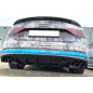 Diffusore posteriore Audi A5 Coupé Cabrio S-Line 2007-2011 (solo per paraurti S-Line) (Cod. C-C-L-C