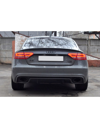 Paraurti posteriore diffusore / splitter Audi A5 8T S-Line restyling stile RS (Cod. C-C-L-CSP1102)