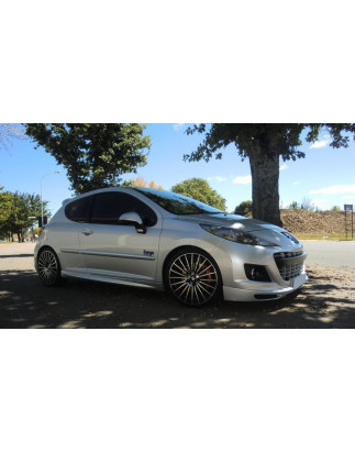 Splitter / sottoparaurti anteriore Peugeot 207 restyling (2009-2012) (Cod. C-C-L-CSP1104)