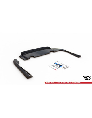 Splitter posteriore (con barre verticali) V.1 Volvo V90 Mk2 (Cod. M-VO-V90-2-RD1G+RSD1G)