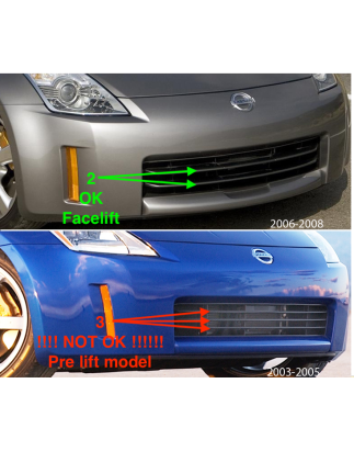 Sottoparaurti anteriore Nissan 350Z Z33 restyling (Cod. C-C-L-CSP1127)