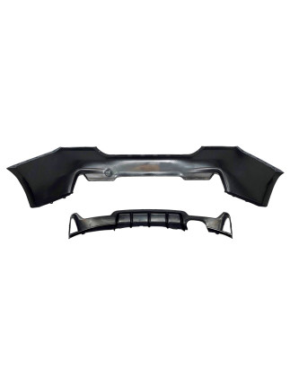 Paraurti Posteriore BMW F32 / F33 / F36 Look M Performance 1 Uscite doppio (Cod. E-TCBF322F320)