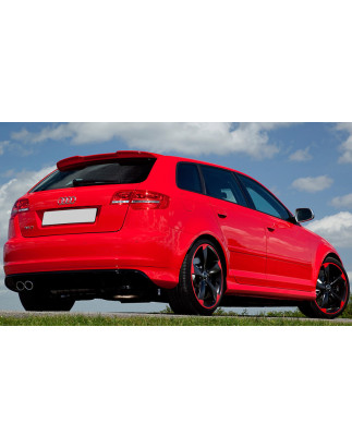Spoiler posteriore Audi A3 8P Sportback stile RS3 (2005-2012) (Cod. C-C-L-CSP1168)