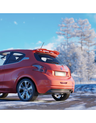 Spoiler posteriore Peugeot 208 2012-2019 (Cod. C-C-L-CSP1183)