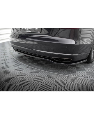 Splitter posteriore (con barre verticali) Audi A8 D4 Facelift (Cod. M-AU-A8-D4F-RD1G+RD2G)