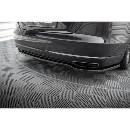 Splitter posteriore (con barre verticali) Audi A8 D4 Facelift (Cod. M-AU-A8-D4F-RD1G+RD2G)