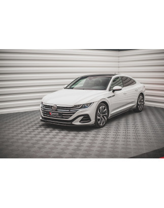 SPLITTER ANTERIORE V.2 Volkswagen Arteon R-Line berlina / Shooting Brake Mk1 Facelift (Cod. M-VW-AR-