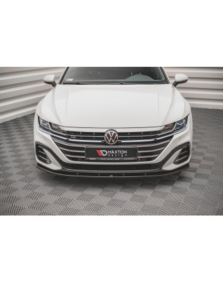SPLITTER ANTERIORE V.2 Volkswagen Arteon R-Line berlina / Shooting Brake Mk1 Facelift (Cod. M-VW-AR-