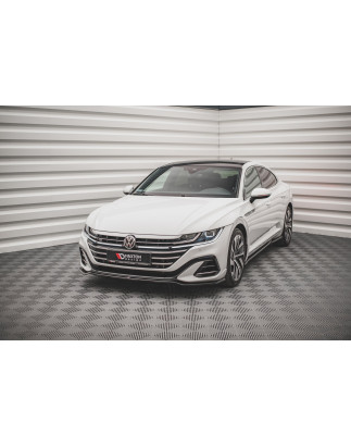 SPLITTER ANTERIORE V.3 Volkswagen Arteon R-Line berlina / Shooting Brake Mk1 Facelift (Cod. M-VW-AR-