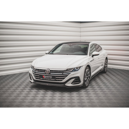 SPLITTER ANTERIORE V.3 Volkswagen Arteon R-Line berlina / Shooting Brake Mk1 Facelift (Cod. M-VW-AR-