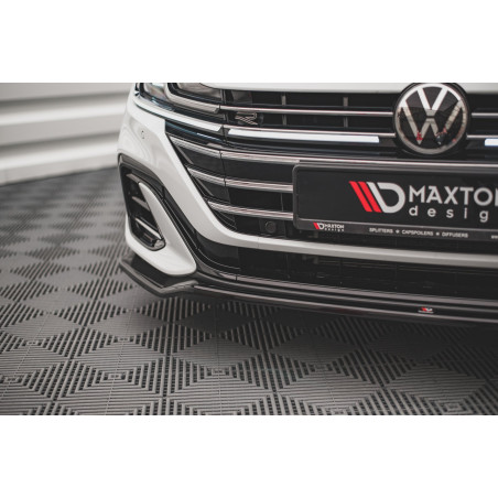 SPLITTER ANTERIORE V.3 Volkswagen Arteon R-Line berlina / Shooting Brake Mk1 Facelift (Cod. M-VW-AR-