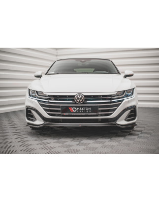 SPLITTER ANTERIORE V.3 Volkswagen Arteon R-Line berlina / Shooting Brake Mk1 Facelift (Cod. M-VW-AR-