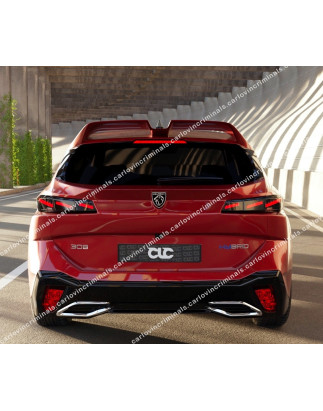 Spoiler posteriore Peugeot 308 SW III station wagon dal 2021 (Cod. C-C-L-CSP1226)