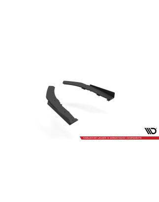 Splitters posteriori laterali  + Flaps BMW 4 M-Pack G22 / G23 / G22 Facelift (Cod. M-BM4G22MPACKCNC-
