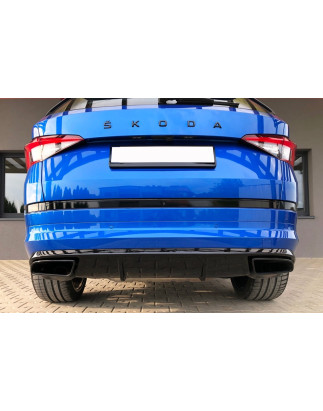 Diffusore posteriore Skoda Kodiaq RS / Sportline (2016-2020) (Cod. C-C-L-CSP1283)