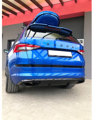 Diffusore posteriore Skoda Kodiaq RS / Sportline (2016-2020) (Cod. C-C-L-CSP1283)