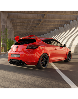 Spoiler posteriore Renault Megane 3 RS stile RS Cup (2009-2011) (Cod. C-C-L-CSP1305)