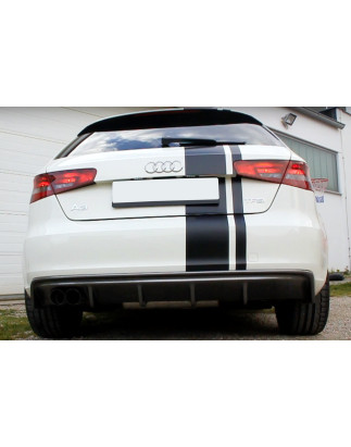 Diffusore posteriore Audi A3 8V (2013-2016) 3 e 5 porte (Cod. C-C-L-CSP1314)