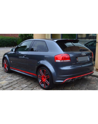 Spoiler posteriore Audi A3 8P 3 porte stile RS3 (2003-2012) (Cod. C-C-L-CSP1332)