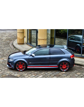 Spoiler posteriore Audi A3 8P 3 porte stile RS3 (2003-2012) (Cod. C-C-L-CSP1332)