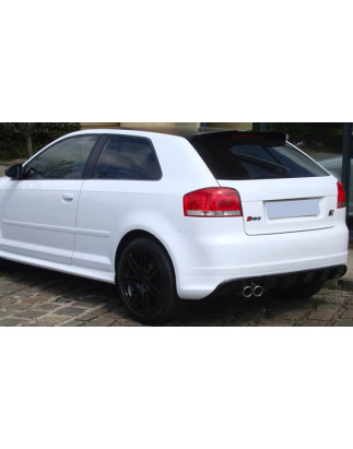 Spoiler posteriore Audi A3 8P 3 porte stile RS3 (2003-2012) (Cod. C-C-L-CSP1332)