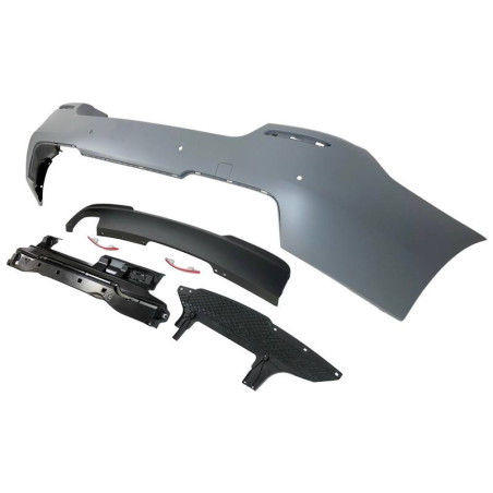 Paraurti Posteriore BMW F10 10-16 Look M-Tech Sensori (Cod. E-TCB1002)