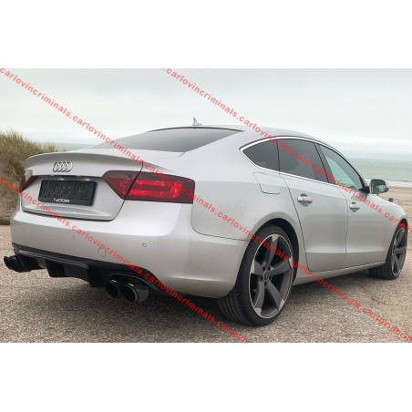 Diffusore posteriore Audi A5 Sportback 2012-2016 (non compatibile con versioni S-Line) (Cod. C-C-L-C