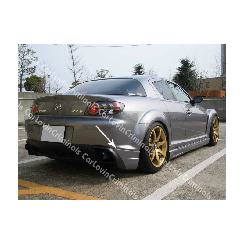 Sottoparaurti spoiler posteriore per Mazda RX-8 RX8 (Cod. C-C-L-CSP1378)