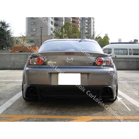 Sottoparaurti spoiler posteriore per Mazda RX-8 RX8 (Cod. C-C-L-CSP1378)