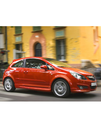 Minigonne laterali Opel Corsa D 3 porte - stile OPC (2006-2014) (Cod. C-C-L-CSP1383)