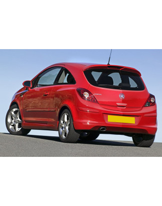 Minigonne laterali Opel Corsa D 3 porte - stile OPC (2006-2014) (Cod. C-C-L-CSP1383)
