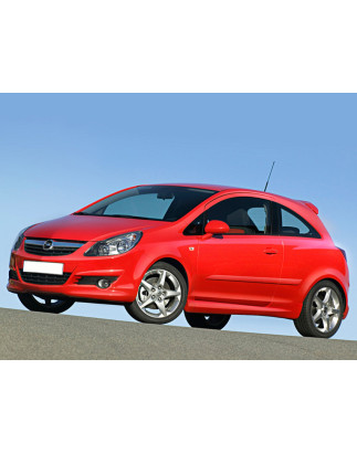 Minigonne laterali Opel Corsa D 3 porte - stile OPC (2006-2014) (Cod. C-C-L-CSP1383)