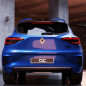 Spoiler posteriore Renault Clio 5 stile Cup restyling dal 2023 (Cod. C-C-L-CSP1386)