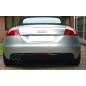 Diffusore posteriore Audi TT 8J per scarico singolo con doppio terminale (Cod. C-C-L-CSP1391)