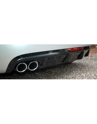 Diffusore posteriore Audi TT 8J per scarico singolo con doppio terminale (Cod. C-C-L-CSP1391)