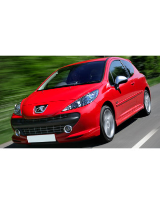 Minigonne laterali Peugeot 207 (2006-2012) stile GTI (Cod. C-C-L-CSP1397)