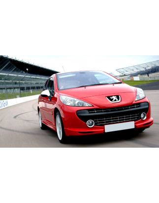 Minigonne laterali Peugeot 207 (2006-2012) stile GTI (Cod. C-C-L-CSP1397)