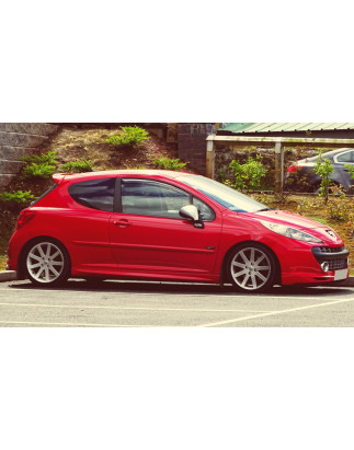 Minigonne laterali Peugeot 207 (2006-2012) stile GTI (Cod. C-C-L-CSP1397)