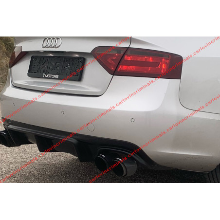 Diffusore posteriore Audi A5 Coupé 2012-2016 (non compatibile con versioni S-Line) (Cod. C-C-L-CSP1