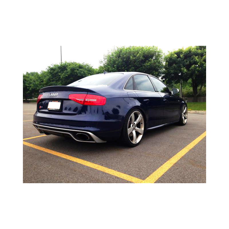 Sottoparaurti posteriore Audi A4 B8 S-Line (2012-2015) stile RS4 (Cod. C-C-L-CSP1423)