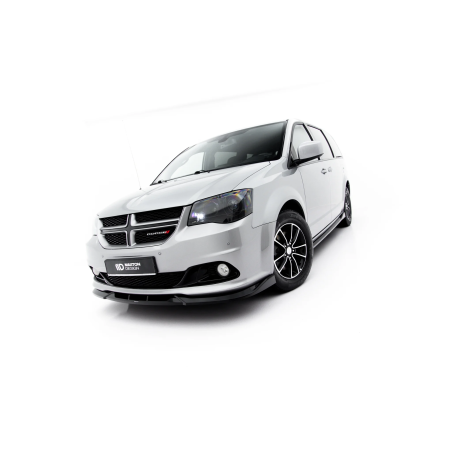 Splitter anteriore adatto a Dodge Grand Caravan Mk5 Facelift (Cod. M-DO-GC-5F-FD1G)